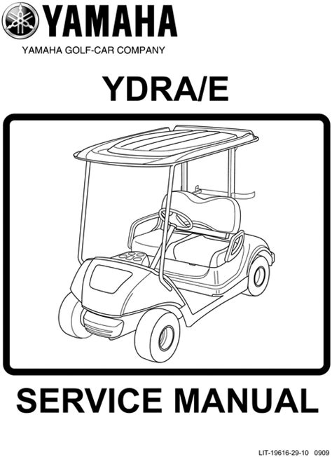 Yamaha G29 Ydra E Service Manual Golf Cart 2010