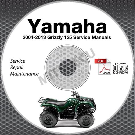 Yamaha Grizzly 125 Service Manual Repair 2004 Yfm125