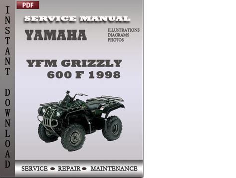 Yamaha Grizzly 600 1998 Factory Service Repair Manual