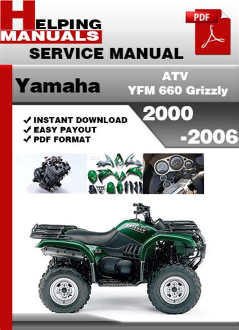 Yamaha Grizzly 660 Service Repair Manual 01 06