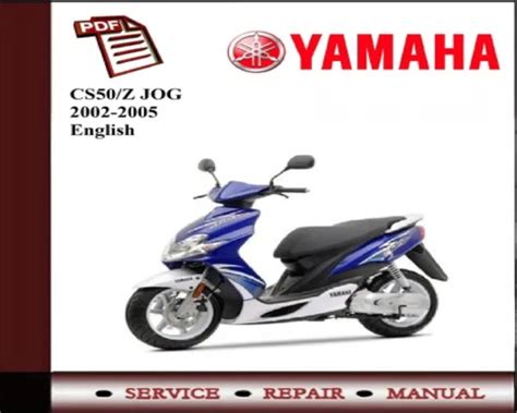 Yamaha Jog 50 Cs50 Complete Workshop Repair Manual 2002 2005