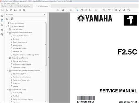 Yamaha Marine F2 5c Factory Service Repair Manual Download Pdf