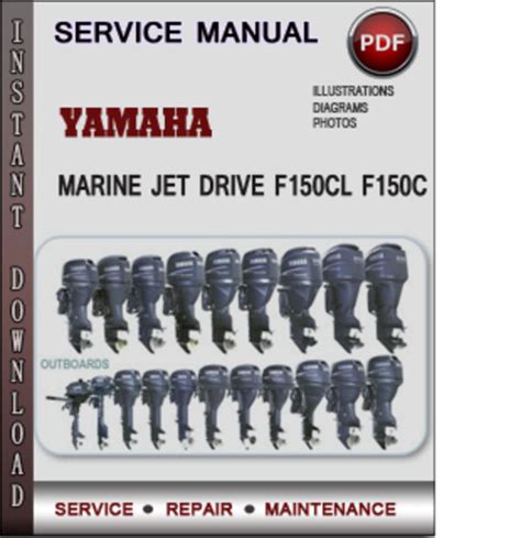 Yamaha Marine Jet Drive F150cl F150c Factory Service Repair Manual Download Pdf