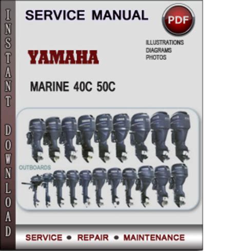 Yamaha Marine Outboard 40c 50c Full Service Repair Manual 2003 Onwards