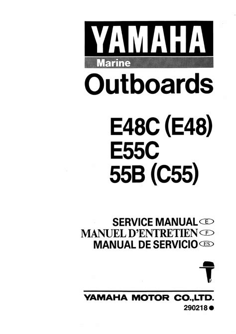 Yamaha Marine Outboard E48c E48 E55c 55b C55 Service Repair Manual Download