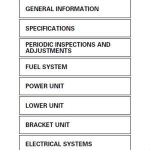 Yamaha Marine Outboard F115c Lf115c Full Service Repair Manual 2003 Onwards