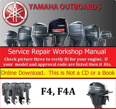 Yamaha Marine Outboards F4a F4 Factory Service Repair Workshop Manual Instant Download