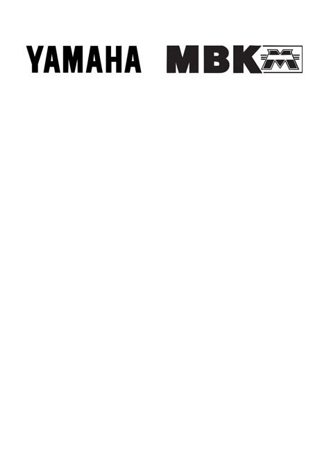 Yamaha Mbk Aerox 50 Yq50 Scooter Full Service Repair Manual 1997 Onwards