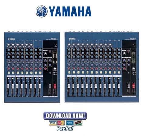 Yamaha Mg12 4 Mg16 4 Mixing Console Service Manual Repair Guide