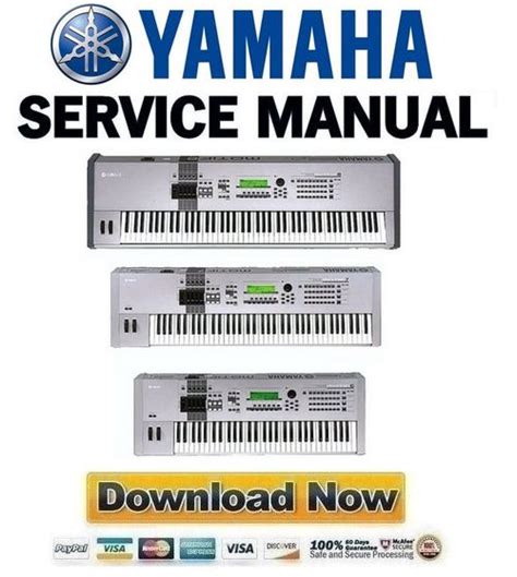 Yamaha Motif 6 Motif 7 Motif 8 Service Manual Repair Guide