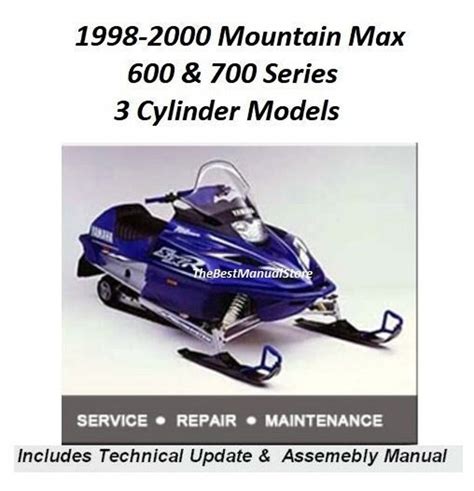 Yamaha Mountain Max 600 700 Snowmobile Full Service Repair Manual 1997 2000