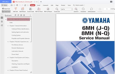 Yamaha Outboard 6mshq Service Repair Maintenance Factory Professional Manual
