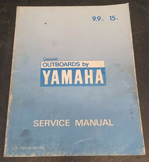 Yamaha Outboard 9 9n 15n N Q Service Workshop Manual