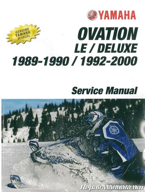 Yamaha Ovation 340 Snowmobile Service Manual Repair 1989 1999 Cs340