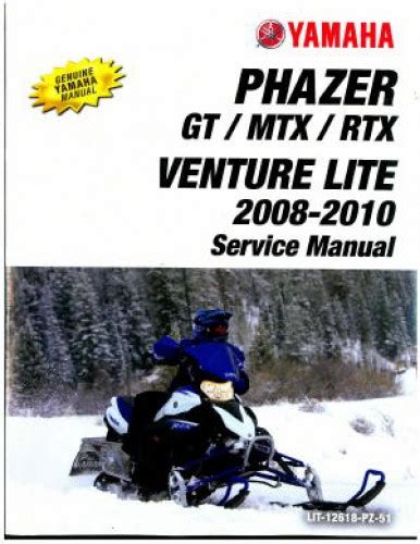 Yamaha Phazer Snowmobile Service Manual 2008 2010