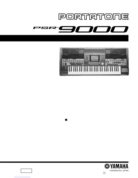 Yamaha Psr9000 Psr 9000 Psr 9000 Service Manual