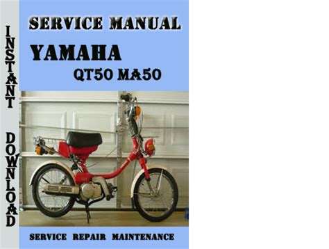 Yamaha Qt50 Qt 50 1990 Repair Service Manual