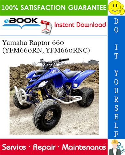 Yamaha Raptor 660 Yfm660rn Yfm660rnc Factory Service Repair Manual