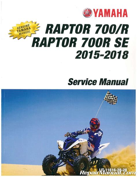 Yamaha Raptor 700 700r Atv Full Service Repair Manual 2009 2012