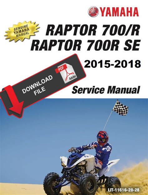 Yamaha Raptor 700r Atv Full Service Repair Manual 2009 2013