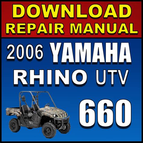 Yamaha Rhino 660 Service Manual Free Download