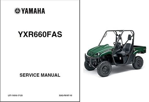 Yamaha Rhino 660 Yxr660 Atv Full Service Repair Manual 2004 2007