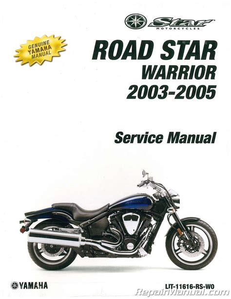 Yamaha Road Star Warrior Xv17 Xv1700 Service Repair Manual Download 2003 2005