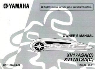 Yamaha Road Star Xv17a Aw Service Repair Manual Download 2004 2007