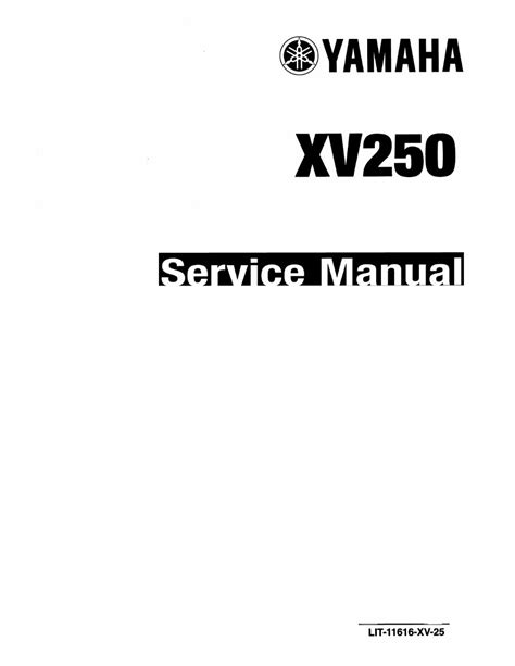 Yamaha Roadstar Workshop Manual 2008 2009 2010