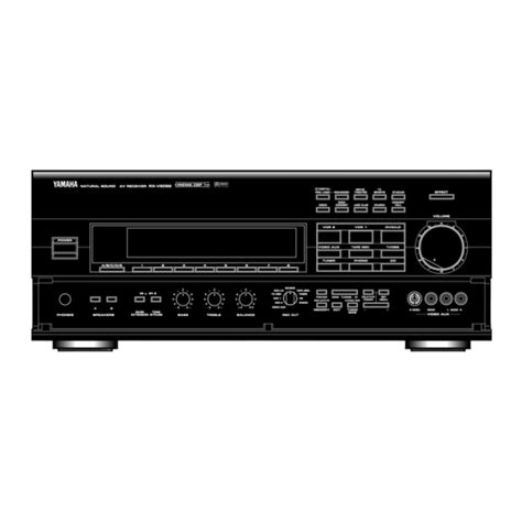 Yamaha Rx V2092 Av Receiver Service Manual Download