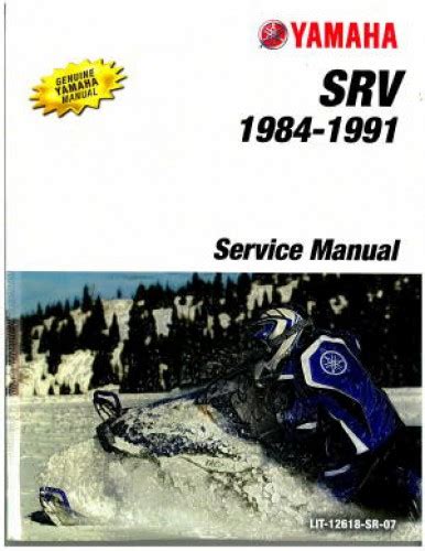 Yamaha Snowmobile Sr540 1981 1991 Service Repair Manual Improved