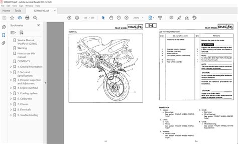 Yamaha Szr660 Szr 600 1995 2002 Service Manual Pdf