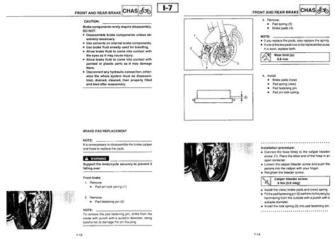 Yamaha Szr660 Szr 660 1996 2001 Repair Service Manual Pdf