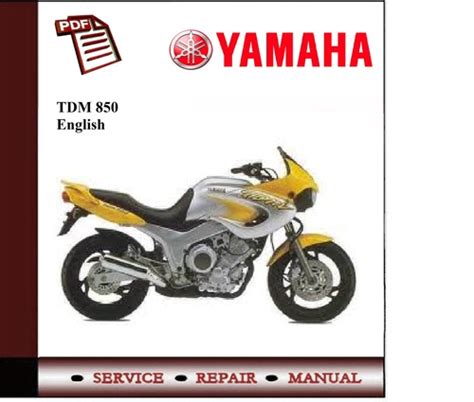 Yamaha Tdm850 Factory Service Repair Manual 1991 1999 Download