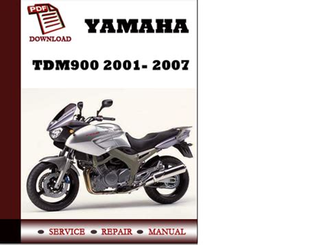 Yamaha Tdm900 2001 2007 Workshop Service Repair Manual Pdf Download