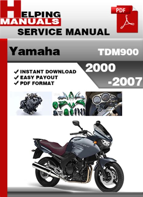 Yamaha Tdm900 2006 Factory Service Repair Manual Download