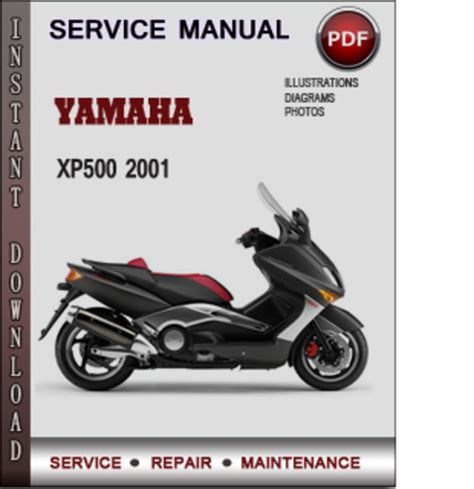 Yamaha Tmax Service Manual 2001 Xp500 N