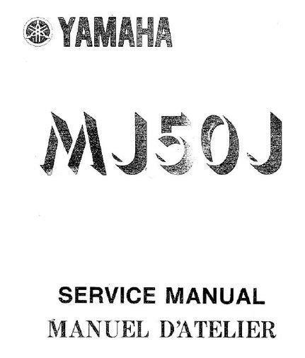 Yamaha Towny Mj50 Scooter Service Repair Pdf Manual 1981 Onward