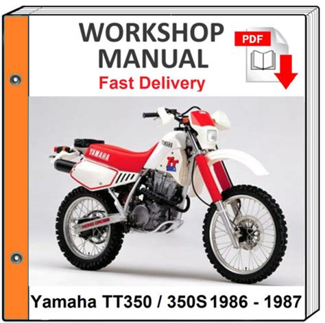 Yamaha Tt350 Tt350s 1990 Repair Service Manual