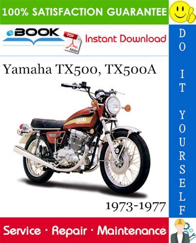 Yamaha Tx500a 1976 Factory Service Repair Manual