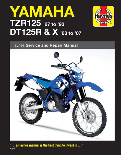 Yamaha Tzr 125 And Yamaha Dt 125r Service Manual