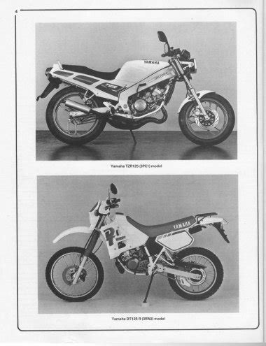 Yamaha Tzr125 Service Repair Manual 1987 1993 Download