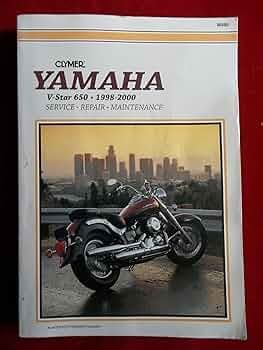 Yamaha V Star 650 Service Repair Workshop Manual 1998 2009