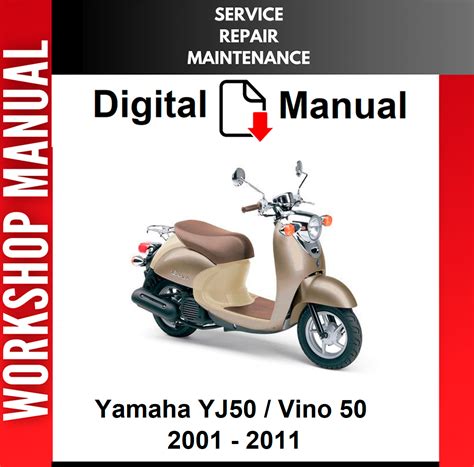 Yamaha Vino 50 Digital Workshop Repair Manual 2000 Onwards