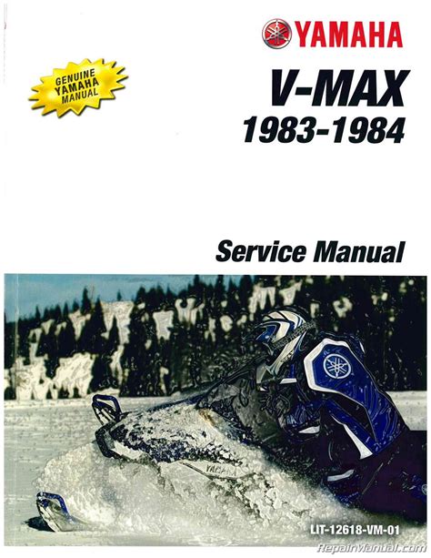 Yamaha Vmax 540 Snowmobile Service Manual Repair 1984 1987 Vmx540