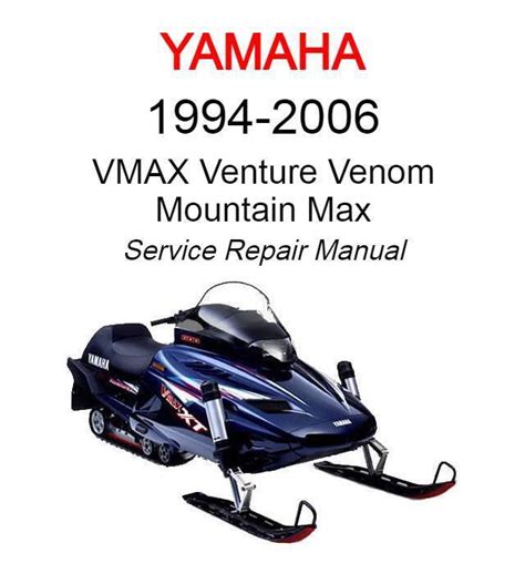 Yamaha Vmax Venture Venom Service Manual Repair 1994 2006