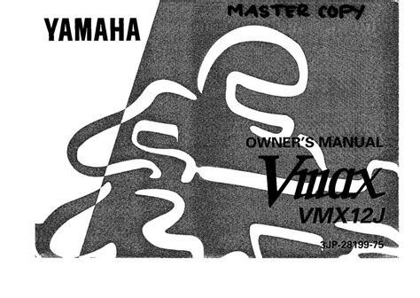 Yamaha Vmx12 1997 Repair Service Manual