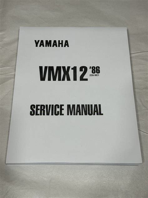 Yamaha Vmx12 1999 Repair Service Manual