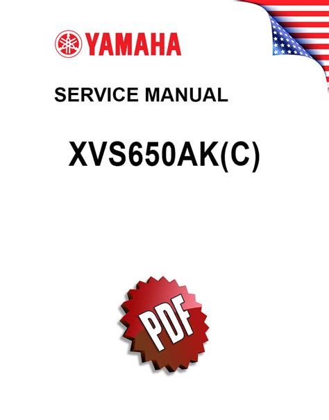 Yamaha Vstar 650 Xvs650 Service Repair Manual Pdf 97 Onwards