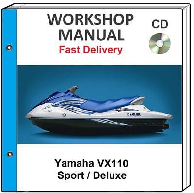 Yamaha Vx110 Sport Deluxe Service Repair Workshop Manual 2005 Onwards